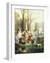 The Elegantes at Versailles-Jules Achille Noel-Framed Giclee Print