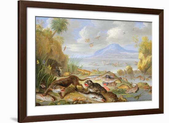 The Element of Water, 1660-Jan van Kessel the Elder-Framed Giclee Print