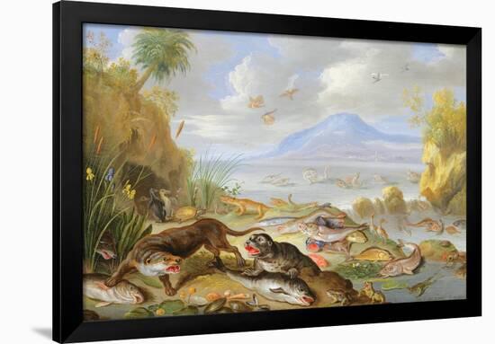 The Element of Water, 1660-Jan van Kessel the Elder-Framed Giclee Print