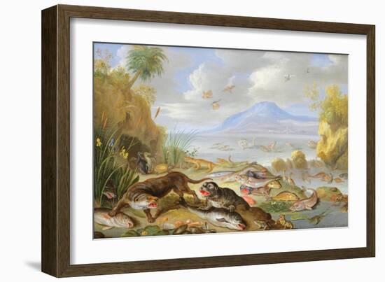 The Element of Water, 1660-Jan van Kessel the Elder-Framed Giclee Print