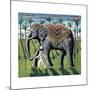 The Elephant and Boy, 2008-PJ Crook-Mounted Giclee Print