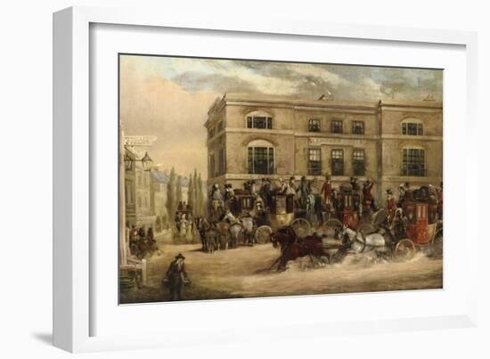 The Elephant and Castle, Brighton Road, London-J.C. Maggs-Framed Giclee Print