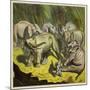 The Elephant That Lost its Tail-Ernest Henry Griset-Mounted Giclee Print