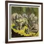 The Elephant That Lost its Tail-Ernest Henry Griset-Framed Giclee Print