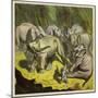 The Elephant That Lost its Tail-Ernest Henry Griset-Mounted Premium Giclee Print