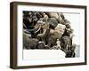The Elephant Trek of Elephant Bill-null-Framed Giclee Print