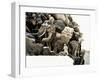 The Elephant Trek of Elephant Bill-null-Framed Giclee Print