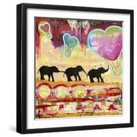 The Elephant Walk-Jennifer McCully-Framed Giclee Print