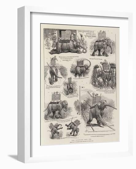 The Elephant Who Did-William Ralston-Framed Giclee Print