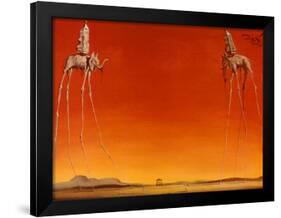 The Elephants, c.1948-Salvador Dalí-Framed Poster