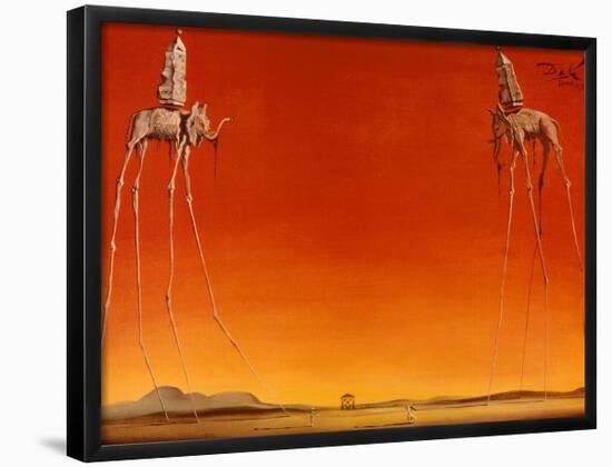 The Elephants, c.1948-Salvador Dalí-Framed Poster