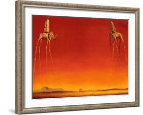 The Elephants, c.1948-Salvador Dalí-Framed Art Print