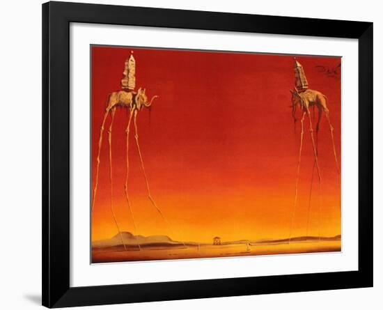 The Elephants, c.1948-Salvador Dalí-Framed Art Print