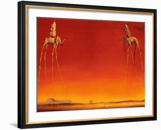 The Elephants, c.1948-Salvador Dalí-Framed Art Print