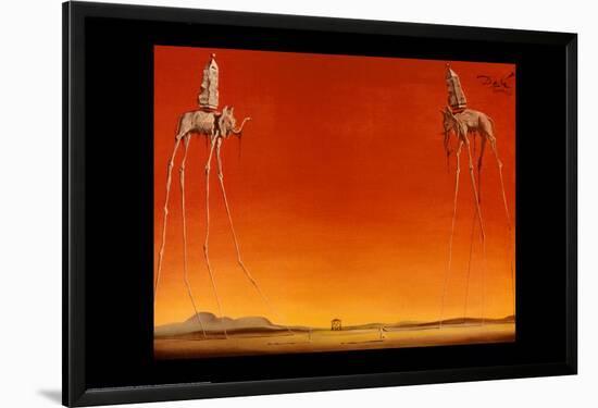 The Elephants, c.1948-Salvador Dalí-Lamina Framed Poster