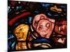The Elephants Leave Noah's Ark, from the Noah Window, Stained Glass-null-Mounted Giclee Print