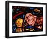 The Elephants Leave Noah's Ark, from the Noah Window, Stained Glass-null-Framed Giclee Print