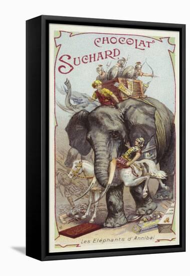 The Elephants of Hannibal-null-Framed Stretched Canvas