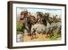 The Elephants of Pyrrhus, C1900-null-Framed Giclee Print