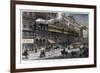 The Elevated Railway, Third Avenue, New York, 1879-null-Framed Giclee Print