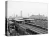 The Elevated Station at Thirty-Sixth Street, Philadelphia, Pa.-null-Stretched Canvas