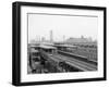 The Elevated Station at Thirty-Sixth Street, Philadelphia, Pa.-null-Framed Photo