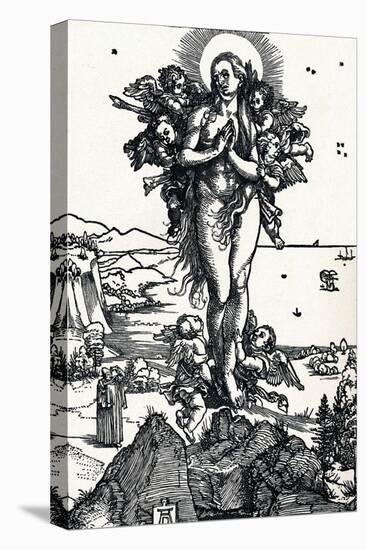 The Elevation of St Mary Magdalene, 1500-Albrecht Dürer-Stretched Canvas