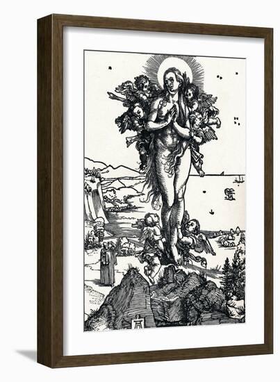 The Elevation of St Mary Magdalene, 1500-Albrecht Dürer-Framed Giclee Print