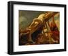 The Elevation of the Cross, Sketch for the Ceiling of the Church of the Jesuits in Antwerp-Peter Paul Rubens-Framed Giclee Print