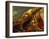 The Elevation of the Cross, Sketch for the Ceiling of the Church of the Jesuits in Antwerp-Peter Paul Rubens-Framed Giclee Print