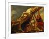 The Elevation of the Cross, Sketch for the Ceiling of the Church of the Jesuits in Antwerp-Peter Paul Rubens-Framed Giclee Print