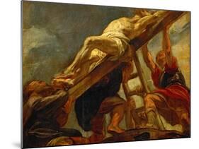 The Elevation of the Cross, Sketch for the Ceiling of the Church of the Jesuits in Antwerp-Peter Paul Rubens-Mounted Giclee Print