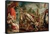 The Elevation of the Cross (Sketch for the Triptyc)-Peter Paul Rubens-Framed Stretched Canvas