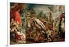 The Elevation of the Cross (Sketch for the Triptyc)-Peter Paul Rubens-Framed Giclee Print