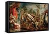 The Elevation of the Cross (Sketch for the Triptyc)-Peter Paul Rubens-Framed Stretched Canvas