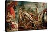 The Elevation of the Cross (Sketch for the Triptyc)-Peter Paul Rubens-Stretched Canvas