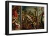 The Elevation of the Cross, Sketch for the Triptych Painted in 1609-1610 for the Church-Peter Paul Rubens-Framed Giclee Print