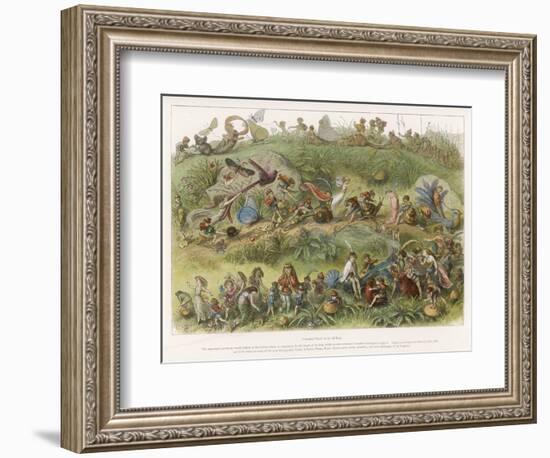 The Elf King's March of Triumph-Richard Doyle-Framed Art Print