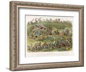 The Elf King's March of Triumph-Richard Doyle-Framed Art Print