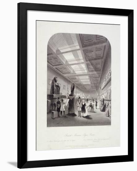 The Elgin Room, British Museum, Holborn, London, C1850-William Radclyffe-Framed Giclee Print