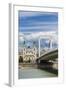 The Elisabeth Bridge, the Inner-City Parish Church (Belvarosi Plebania Templom) and the River Danub-Massimo Borchi-Framed Photographic Print