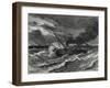 The 'Elise' the First Steamboat Travelling from England to France Is Caught Up in a Storm at Sea-null-Framed Giclee Print