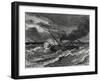 The 'Elise' the First Steamboat Travelling from England to France Is Caught Up in a Storm at Sea-null-Framed Giclee Print