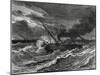 The 'Elise' the First Steamboat Travelling from England to France Is Caught Up in a Storm at Sea-null-Mounted Giclee Print