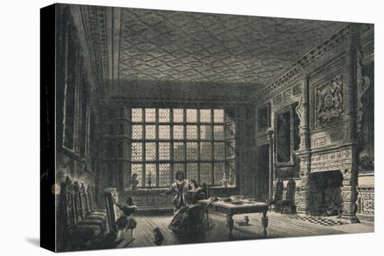 The Elizabethan Room, Coombe Abbey, Warwickshire, 1915-JG Jackson-Stretched Canvas