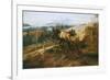 The Elk-Charles Marion Russell-Framed Premium Giclee Print