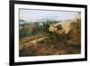 The Elk-Charles Marion Russell-Framed Premium Giclee Print