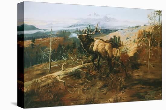 The Elk-Charles Marion Russell-Stretched Canvas