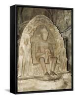 The Ellora Caves, Temples Cut into Solid Rock, Near Aurangabad, Maharashtra, India-R H Productions-Framed Stretched Canvas