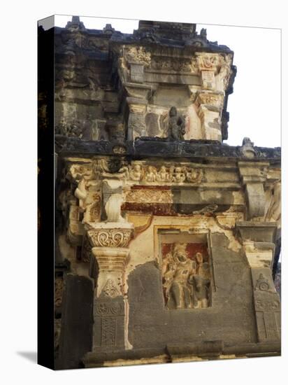 The Ellora Caves, Temples Cut into Solid Rock, Near Aurangabad, Maharashtra, India-R H Productions-Stretched Canvas